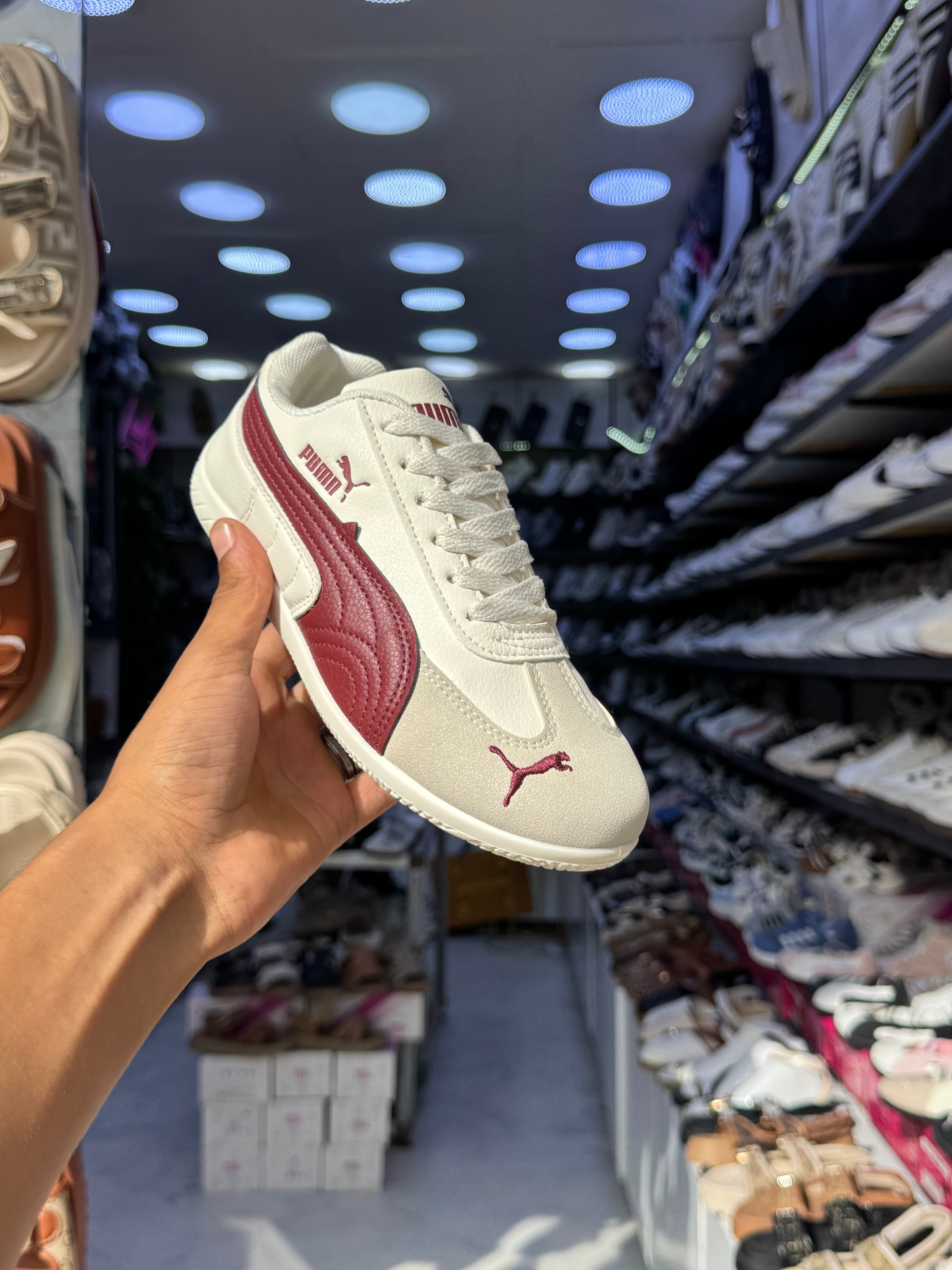 Puma speedcat 10 colors — Beige&bordo