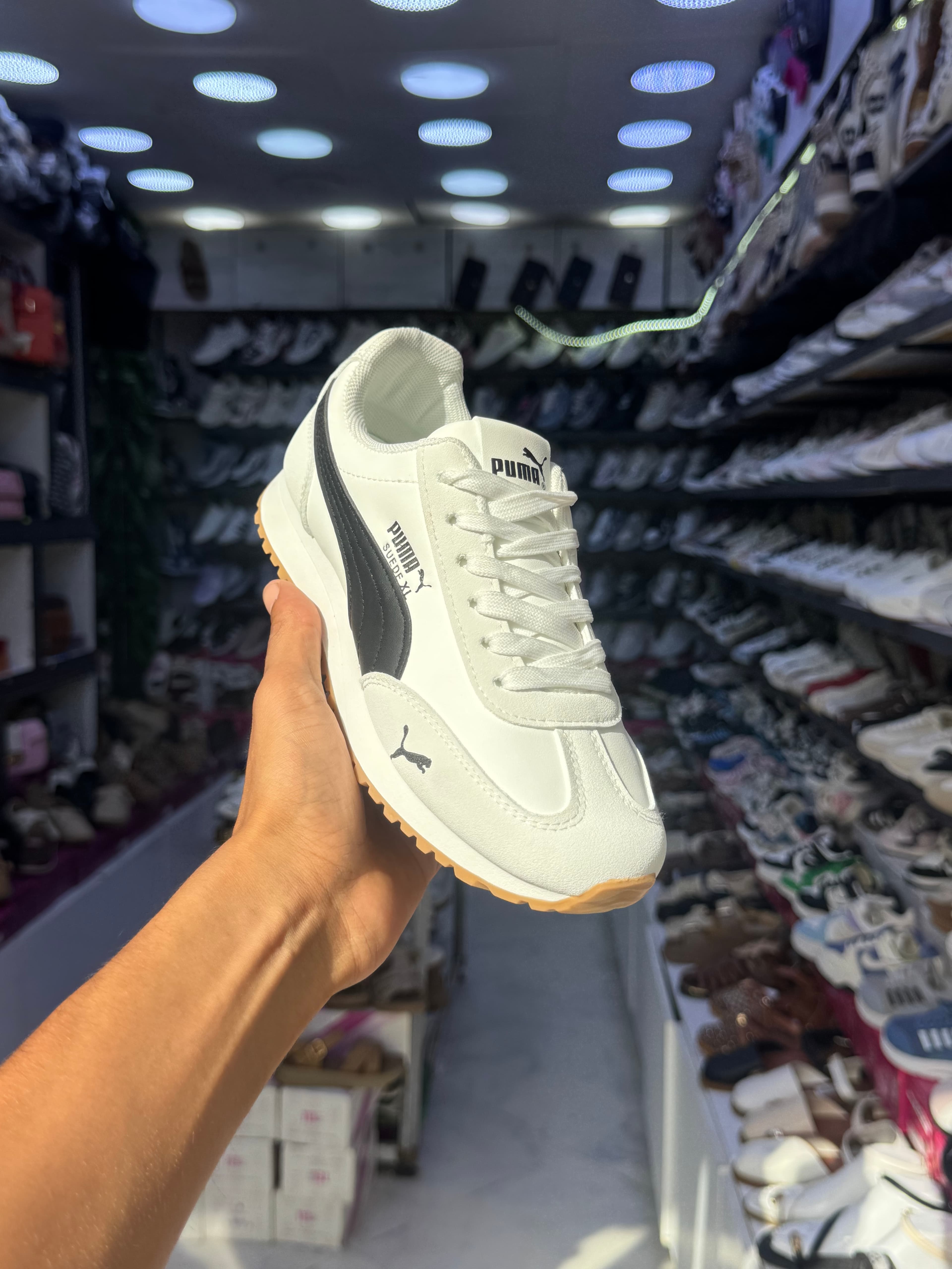 Puma suede XL — White&black