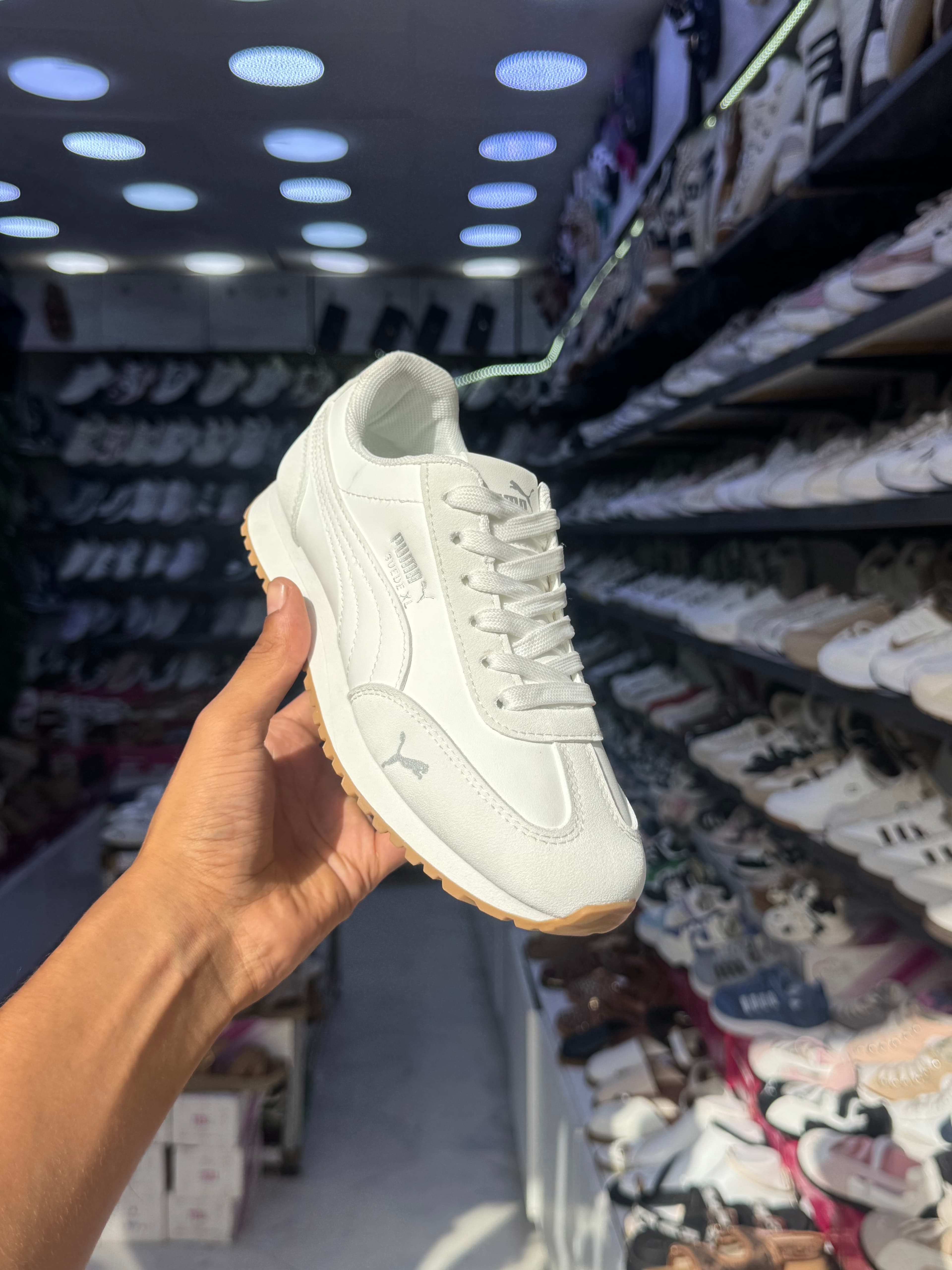 Puma suede XL — White&Gris
