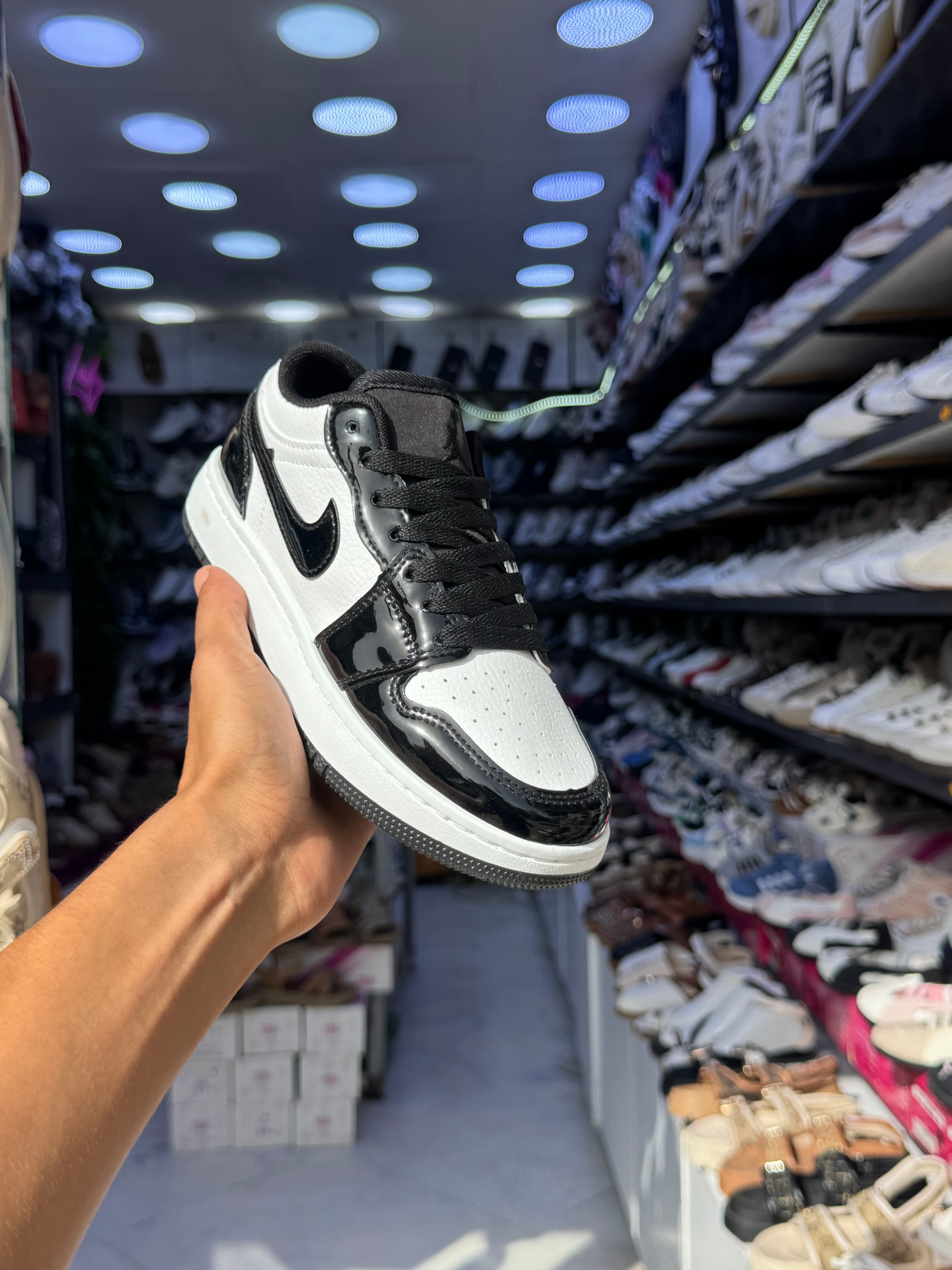 Nike Air Jordan 1 Low — Black/White (Panda-inspired)